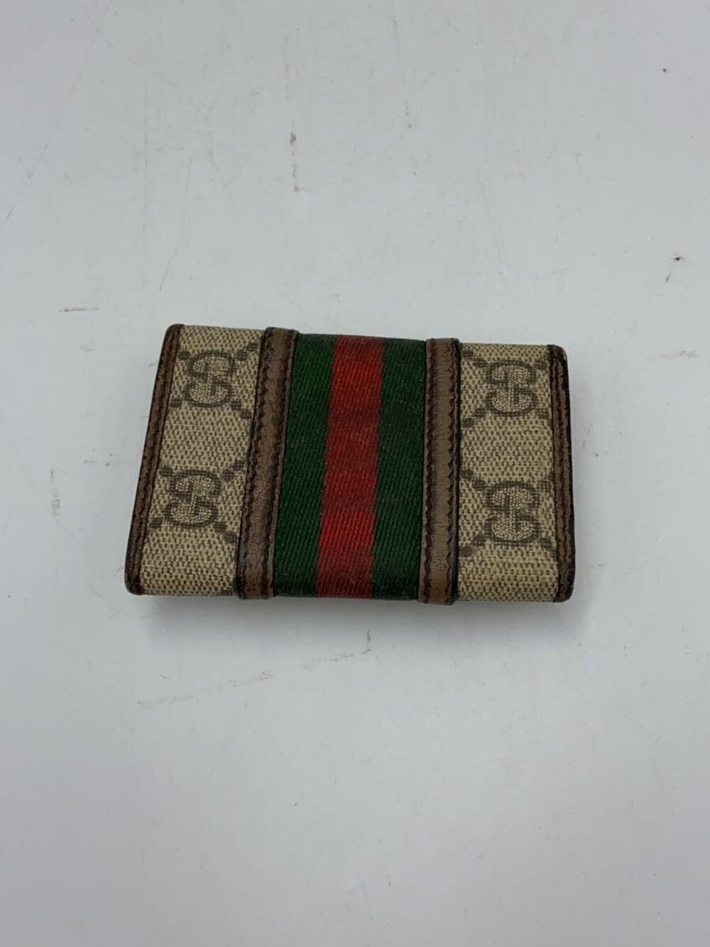 Gucci All Supreme over Key Case GG Wallet Black
